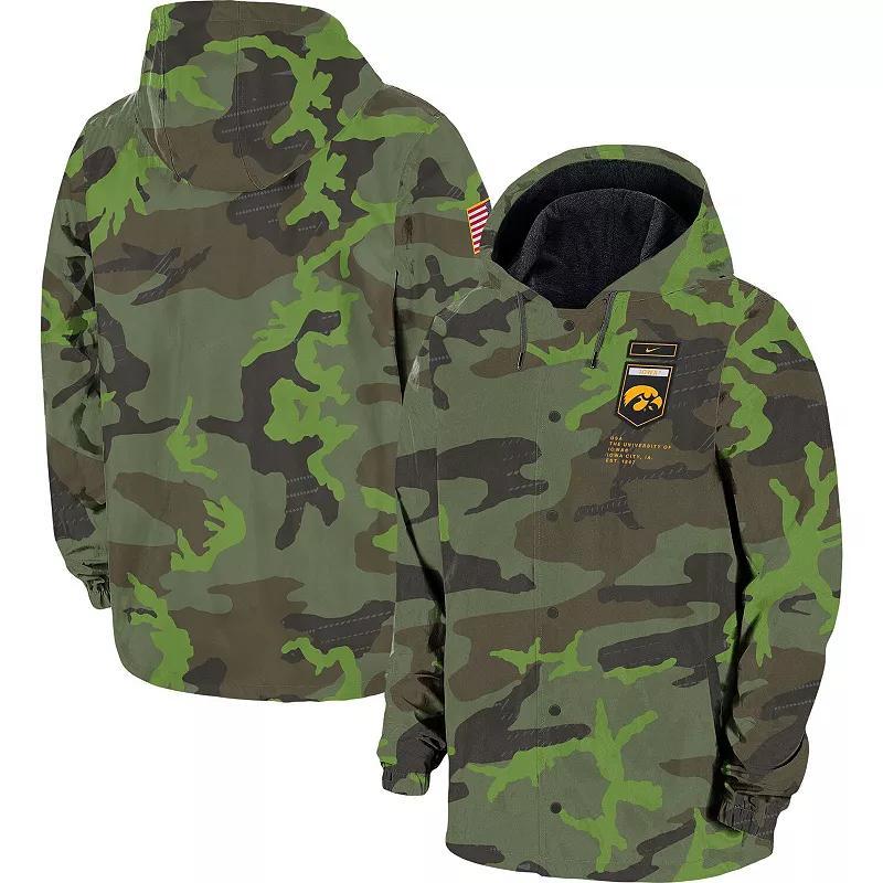 Men's Nike Camo Alabama Crimson Tide Hoodie Full-Snap Jacket, Size: 2XL, Green Product Image