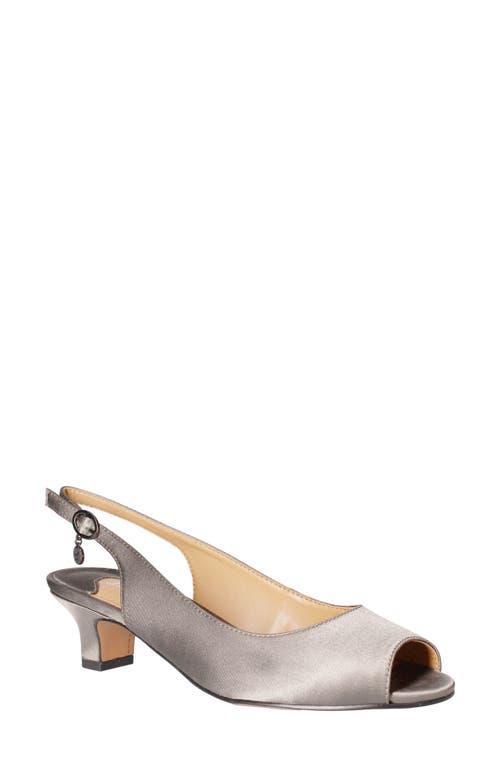 J. Renee Jenvey Satin Slingback Dress Sandals Product Image