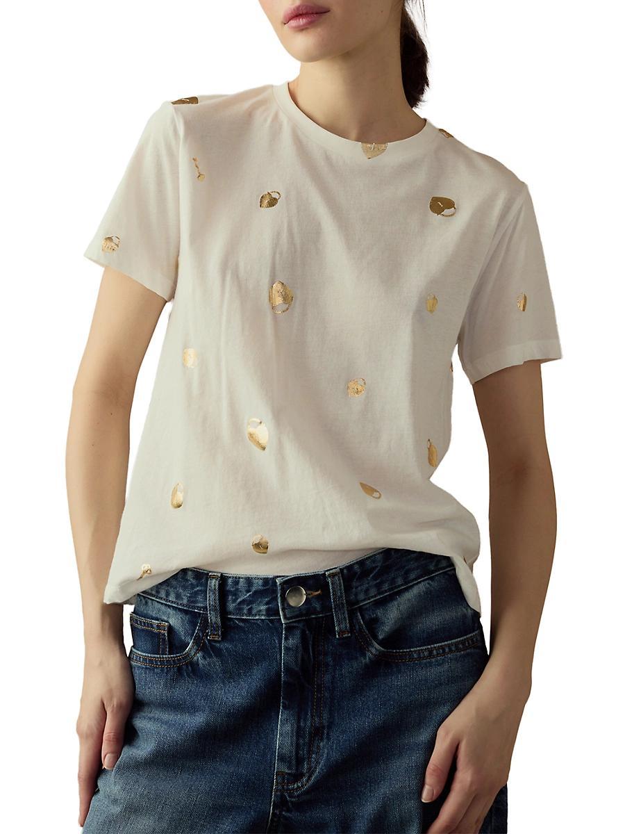 Womens Locks And Keys Metallic T-Shirt Product Image