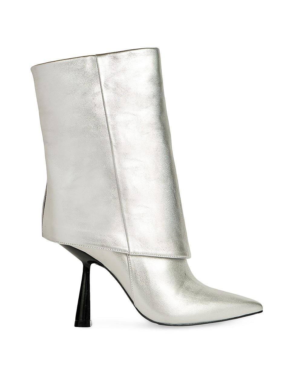 Womens Cecille Leather Ankle Boots Product Image