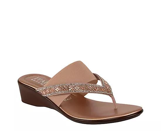 Italian Shoemakers Deleiza Women's Sandals, Size: 6, White Product Image