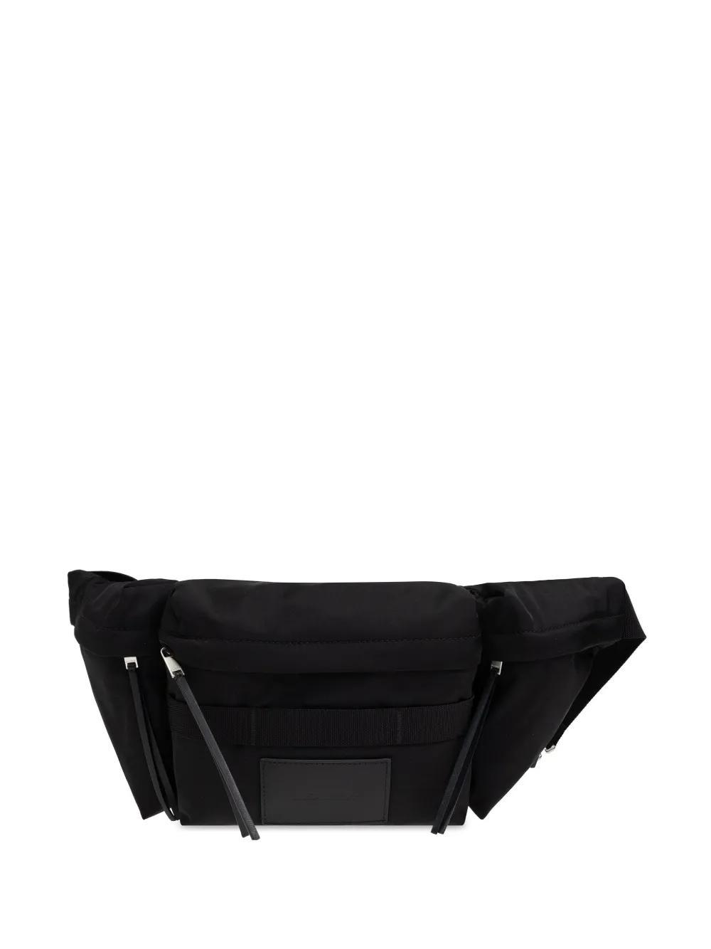 JIL SANDER Leather Belt Bag In Black Product Image