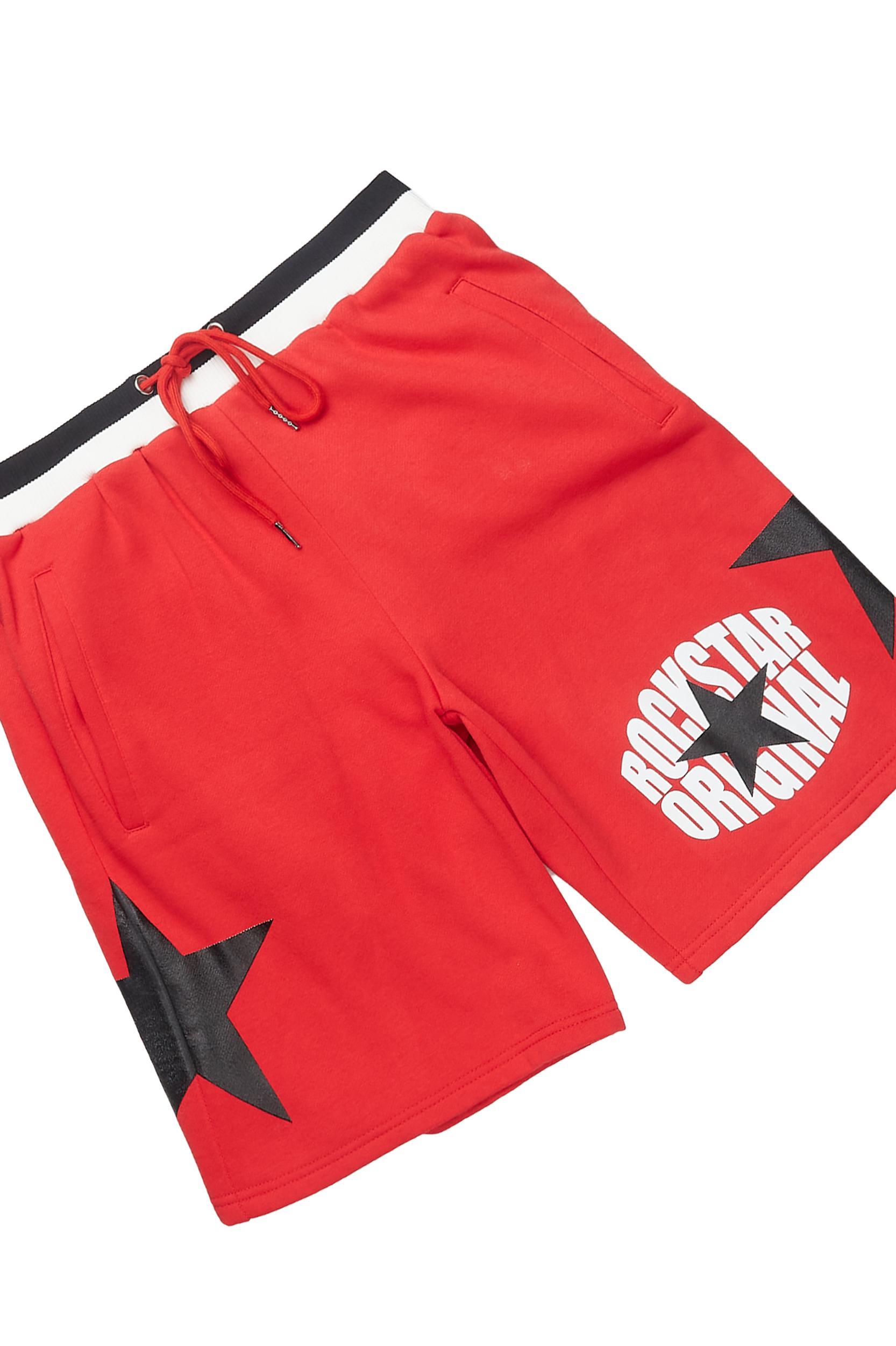 States Red/White Short Set Male Product Image