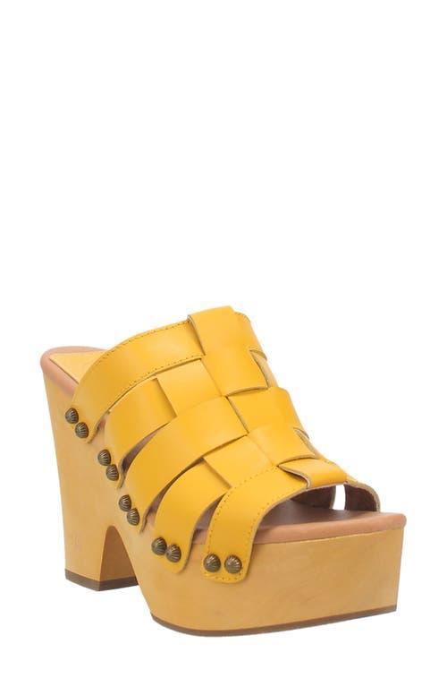 Dingo Dagwood Women's Leather Platform Sandals, Size: 11, Orange Product Image