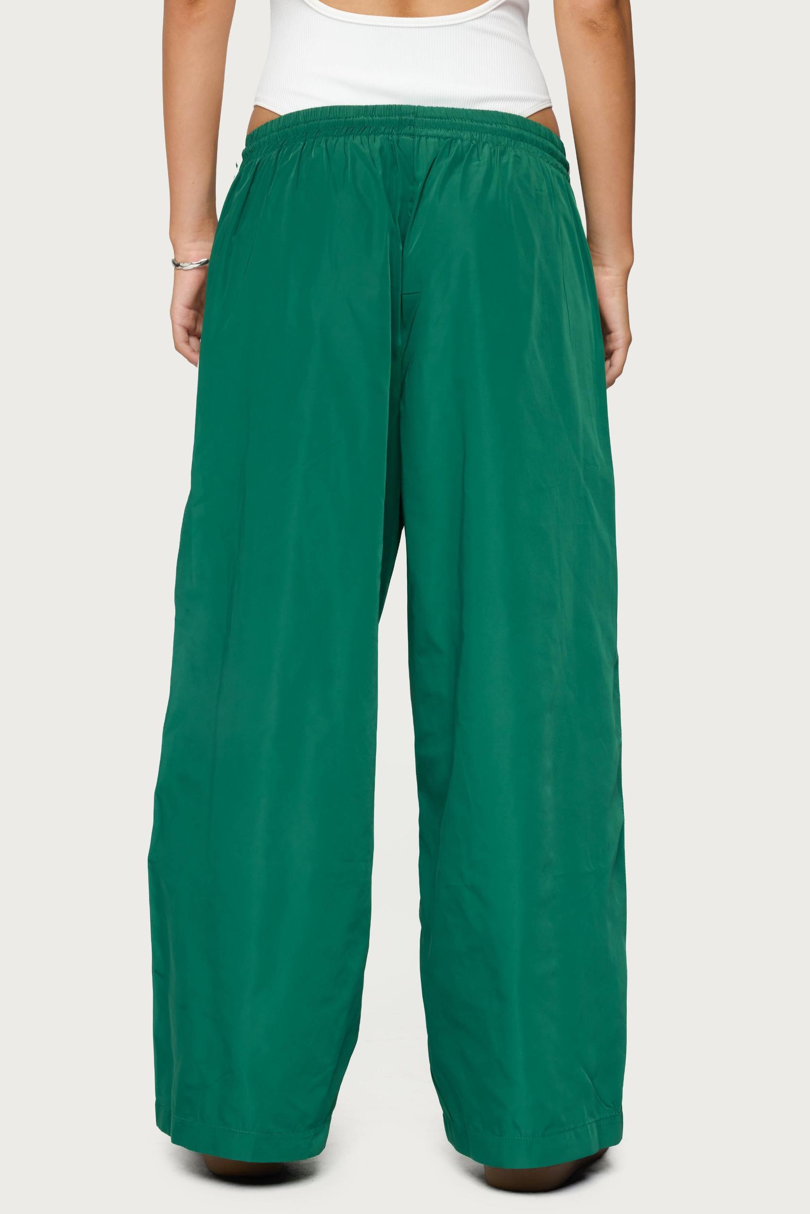 Petite Fauna Nylon Track Pants Product Image