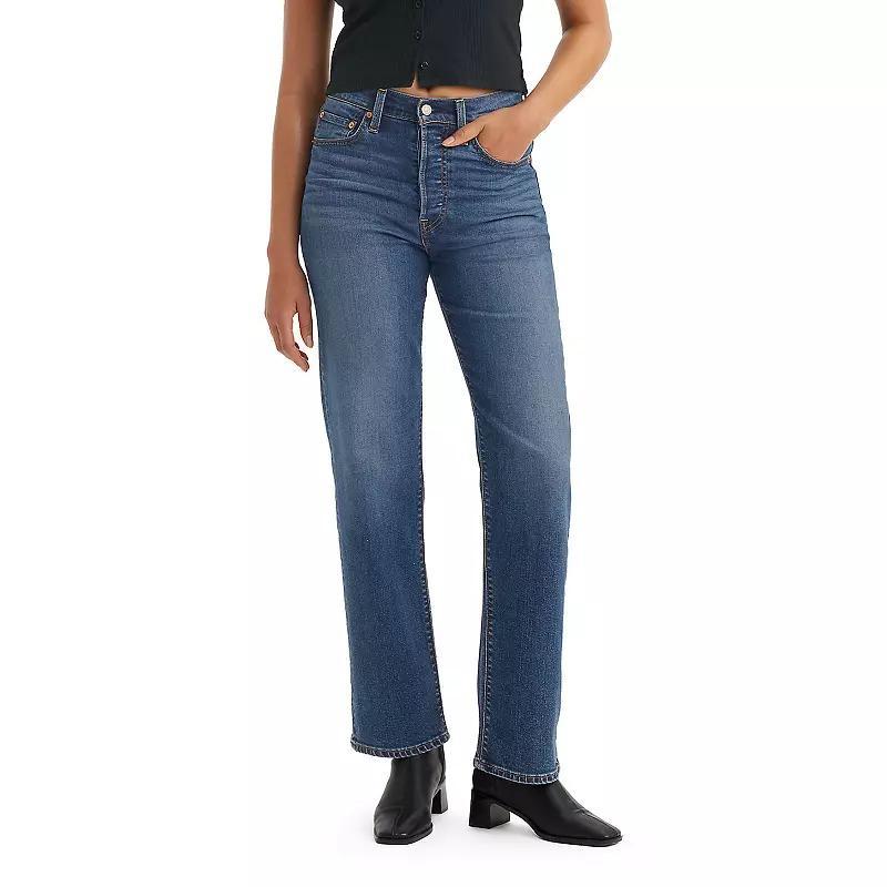 Levi's® Women's Ultra-High Rise Ribcage Straight Jeans - All Alone 24: Heavyweight Denim, Relaxed Fit, 32" Inseam Product Image