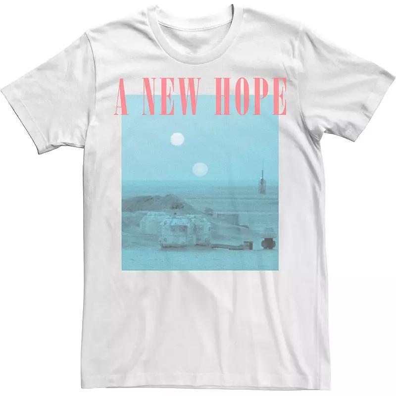 Men's Star Wars New Hope Overlay Poster Tee, Size: Medium, Blue Product Image