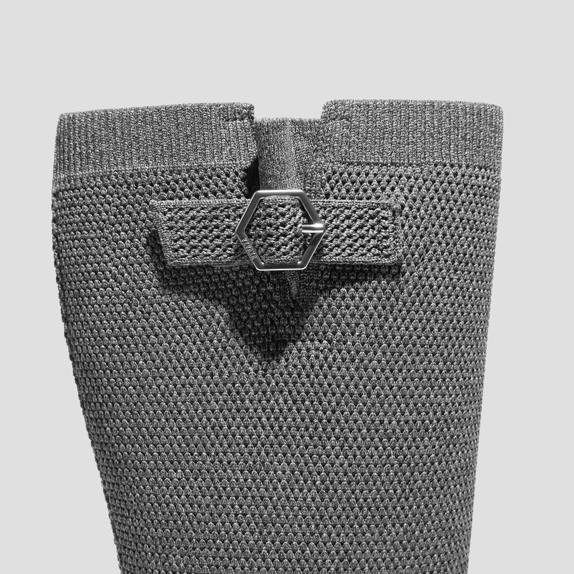 Round-Toe Mid-Calf Biker Boots (Faith) Product Image