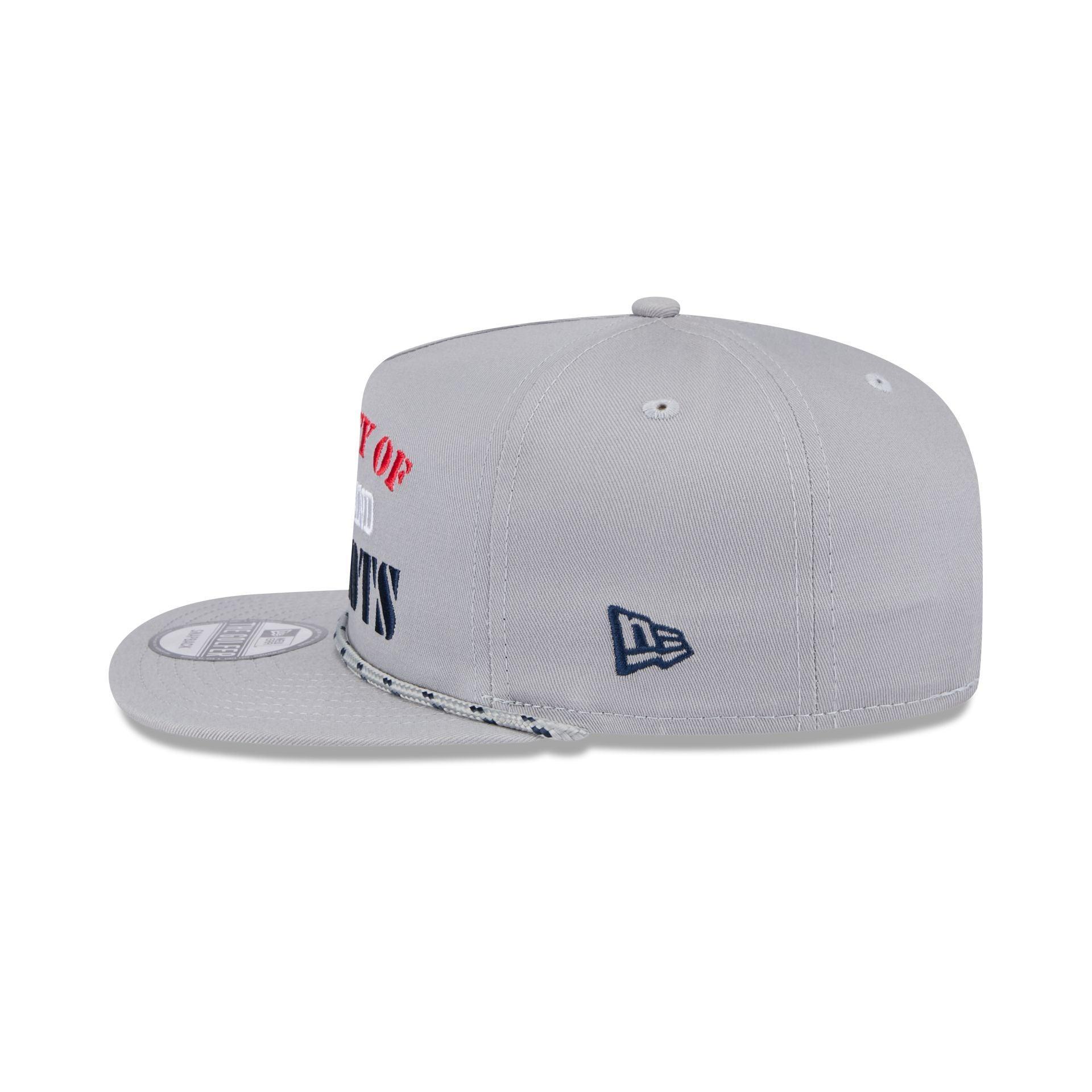 New England Patriots Vintage Gray Rope Golfer Hat Male Product Image