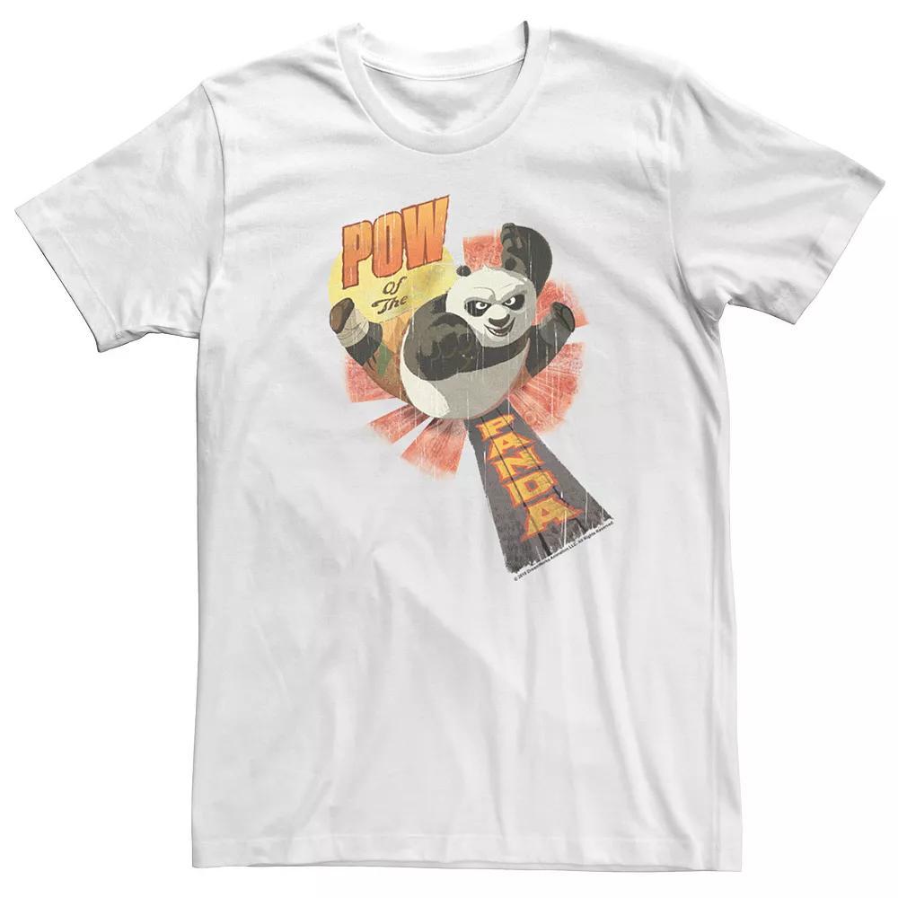 Mens Kung Fu Panda Pow Of The Panda Action Pose Portrait Tee Product Image