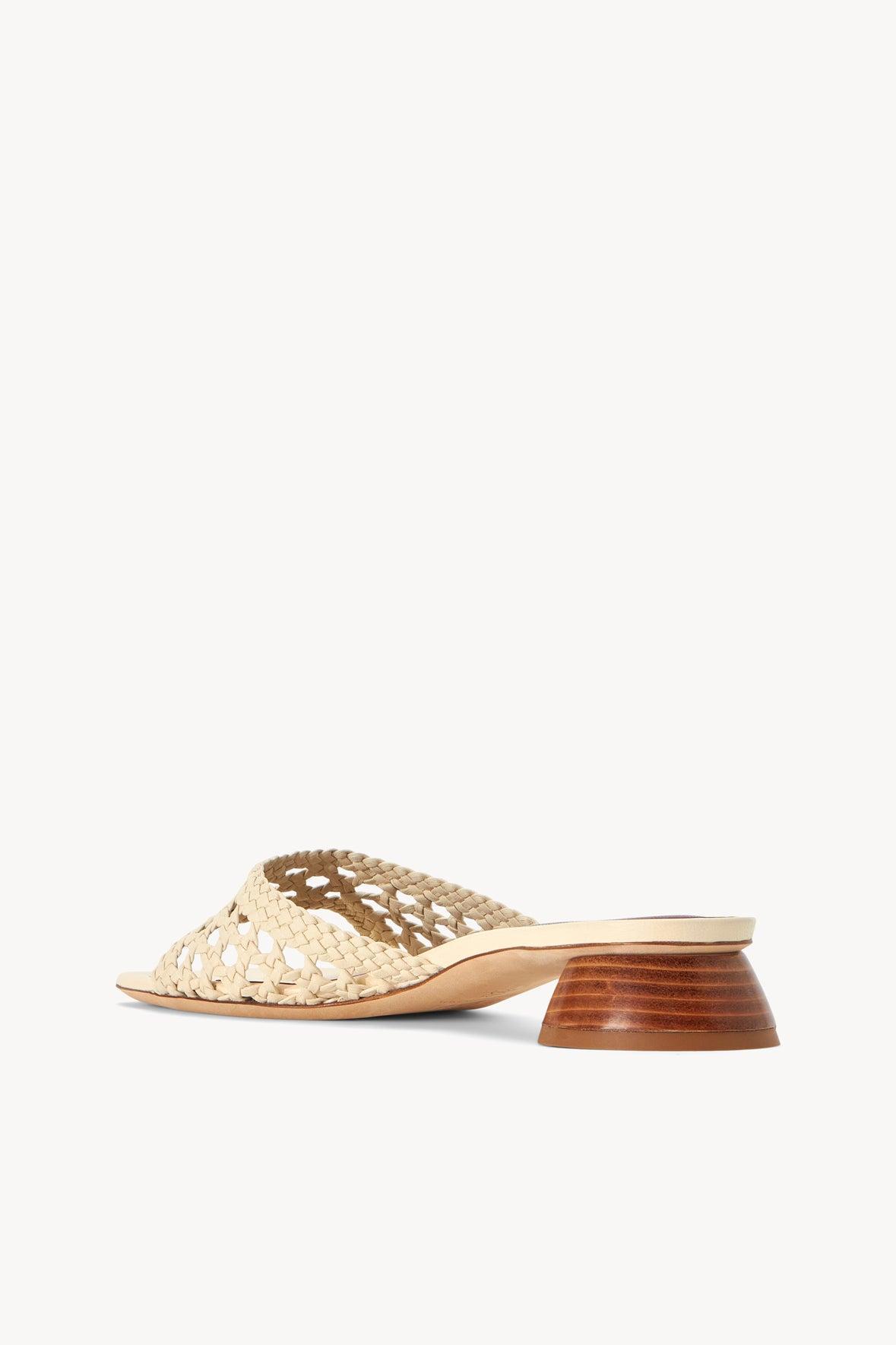SIMONE CROCHET HEEL | CREAM Product Image
