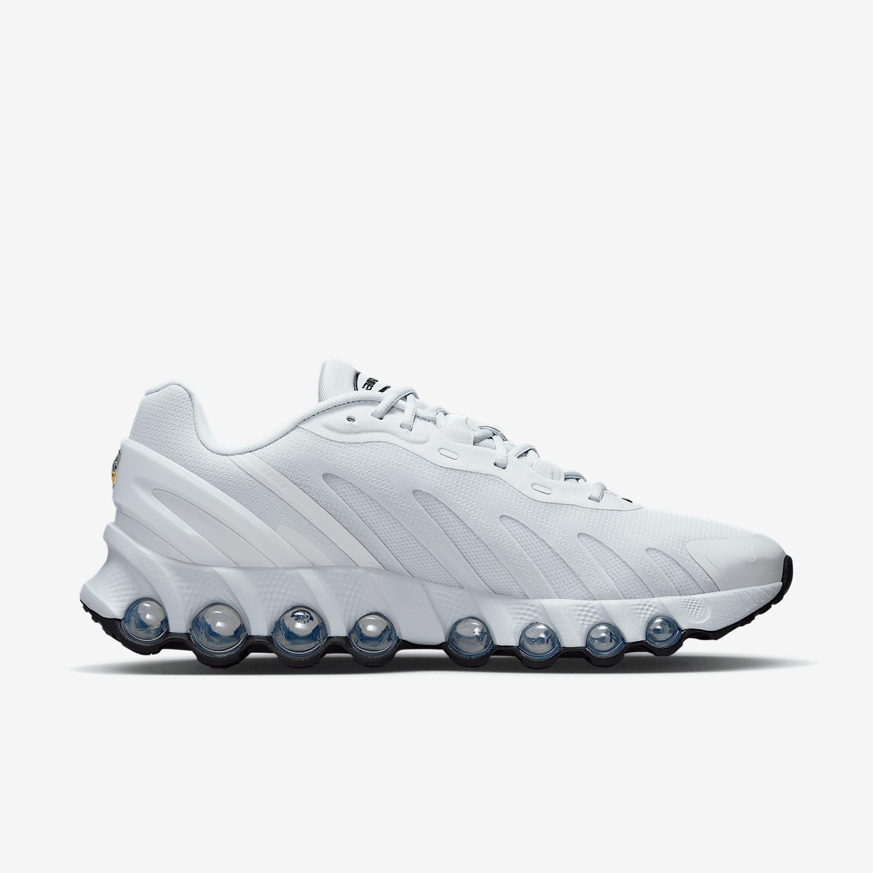 Nike Mens Air Max Dn8 Casual Shoes in Pure Platinum/Pure Platinum/Black Product Image