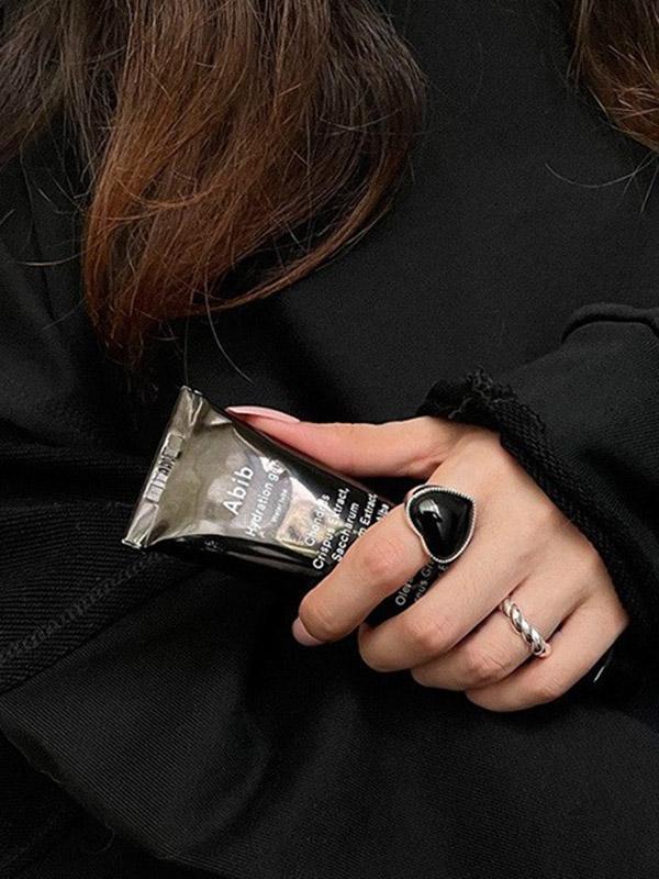 Adjustable Heart Shape Rings Accessories Product Image