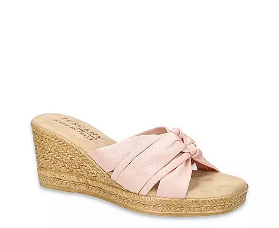 Easy Street Ghita Tuscany Womens Wedge Sandals Product Image