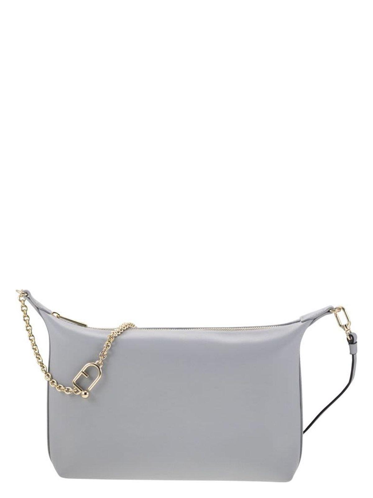 FURLA Women's Nuvola Mini - Shoulder Bag In Light Grey Product Image