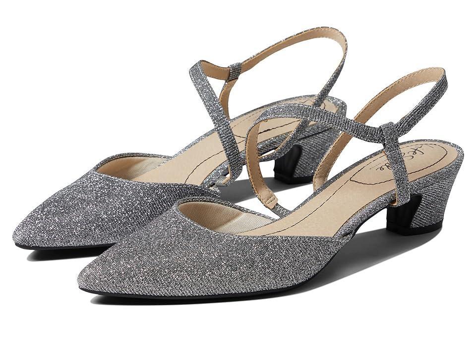 LifeStride Minimalist Women's Slingback Pumps, Size: 9.5, Silver Shimmer Product Image
