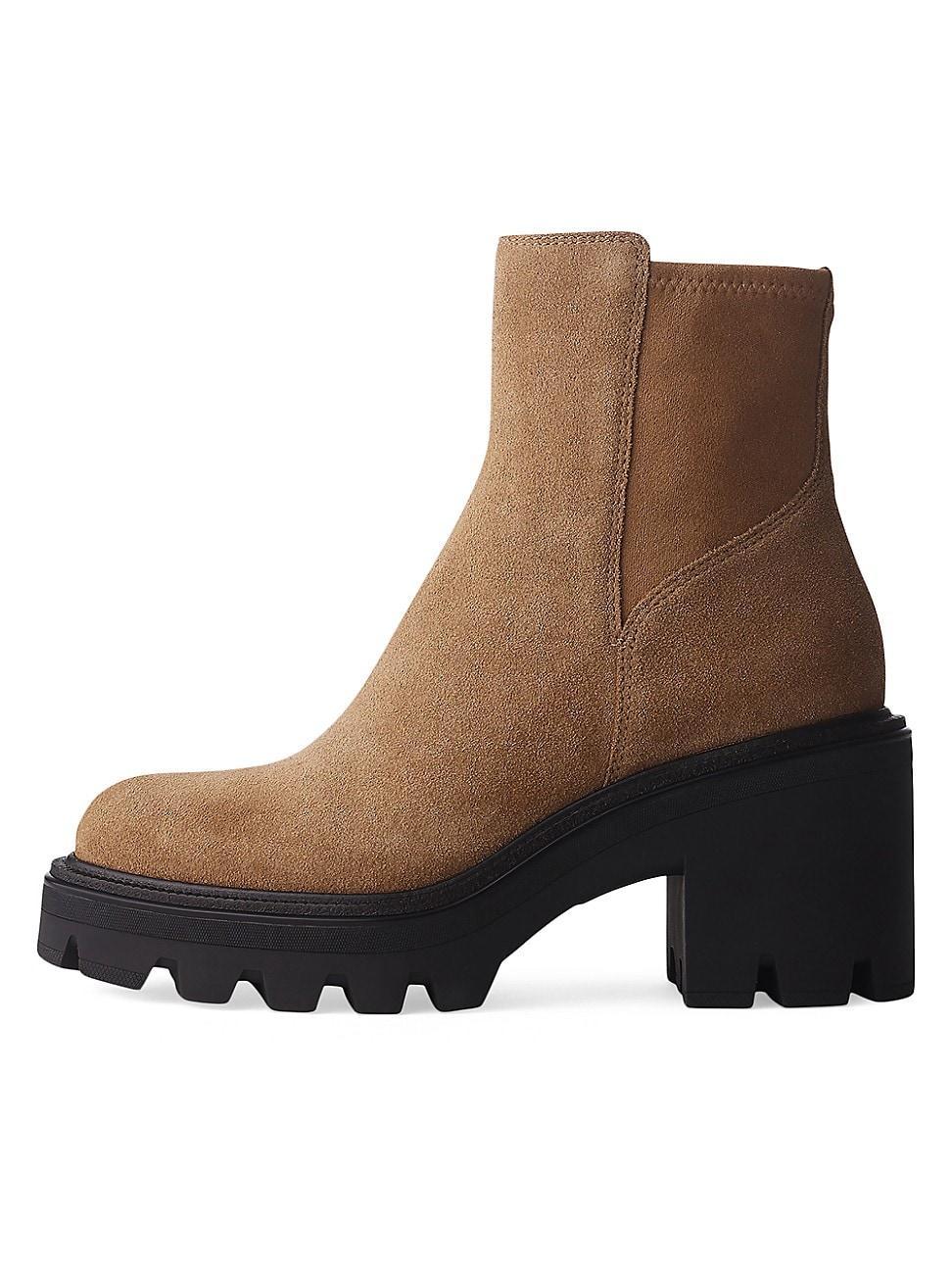 Womens Quinn Mid 85MM Suede Chelsea Boots Product Image