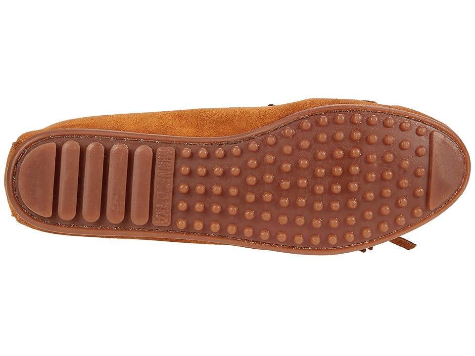Minnetonka Kilty Plus Bow Detail Suede Moccasins Product Image