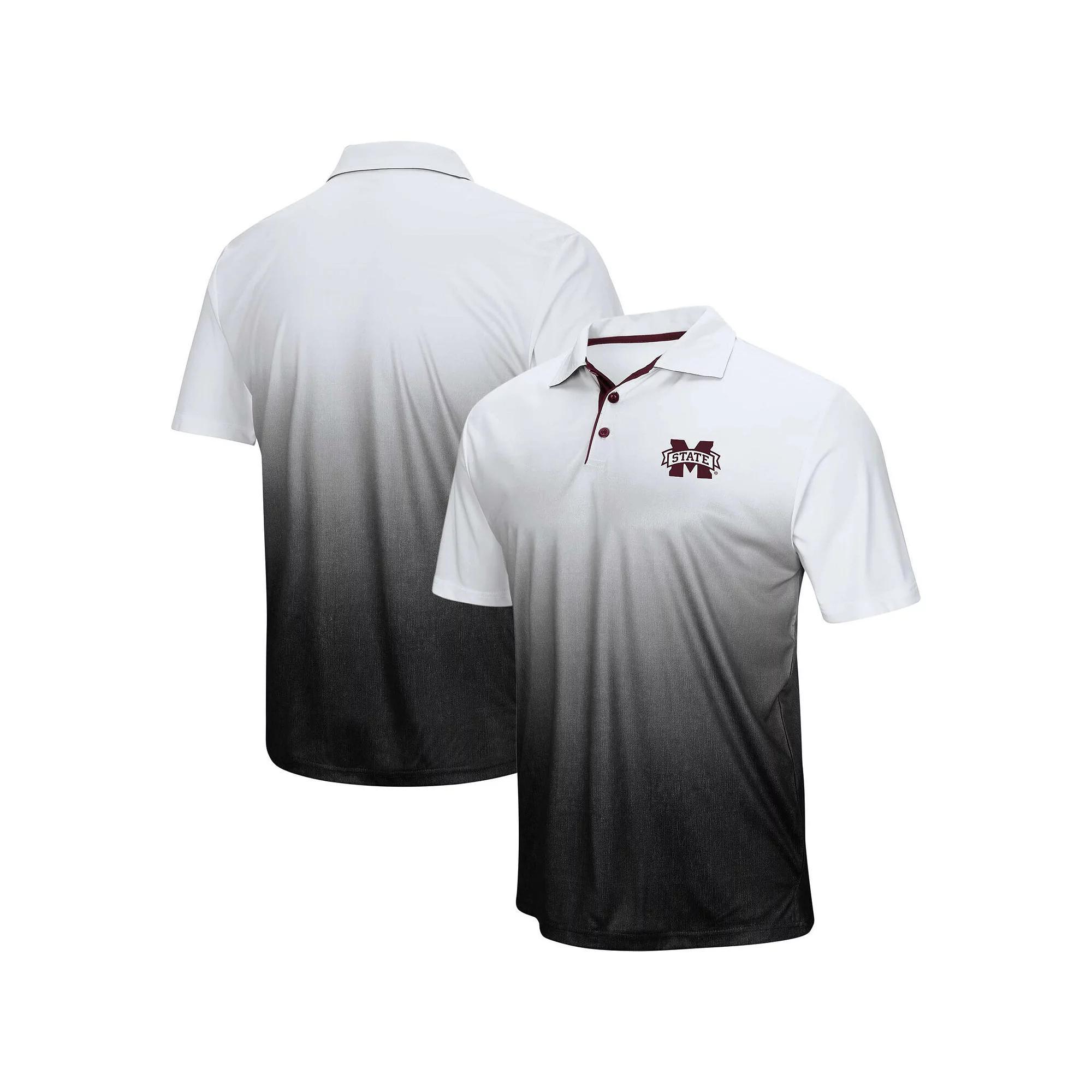 Men's Colosseum Gray Mississippi State Bulldogs Magic Team Logo Polo, Size: XL, Mst Grey Product Image