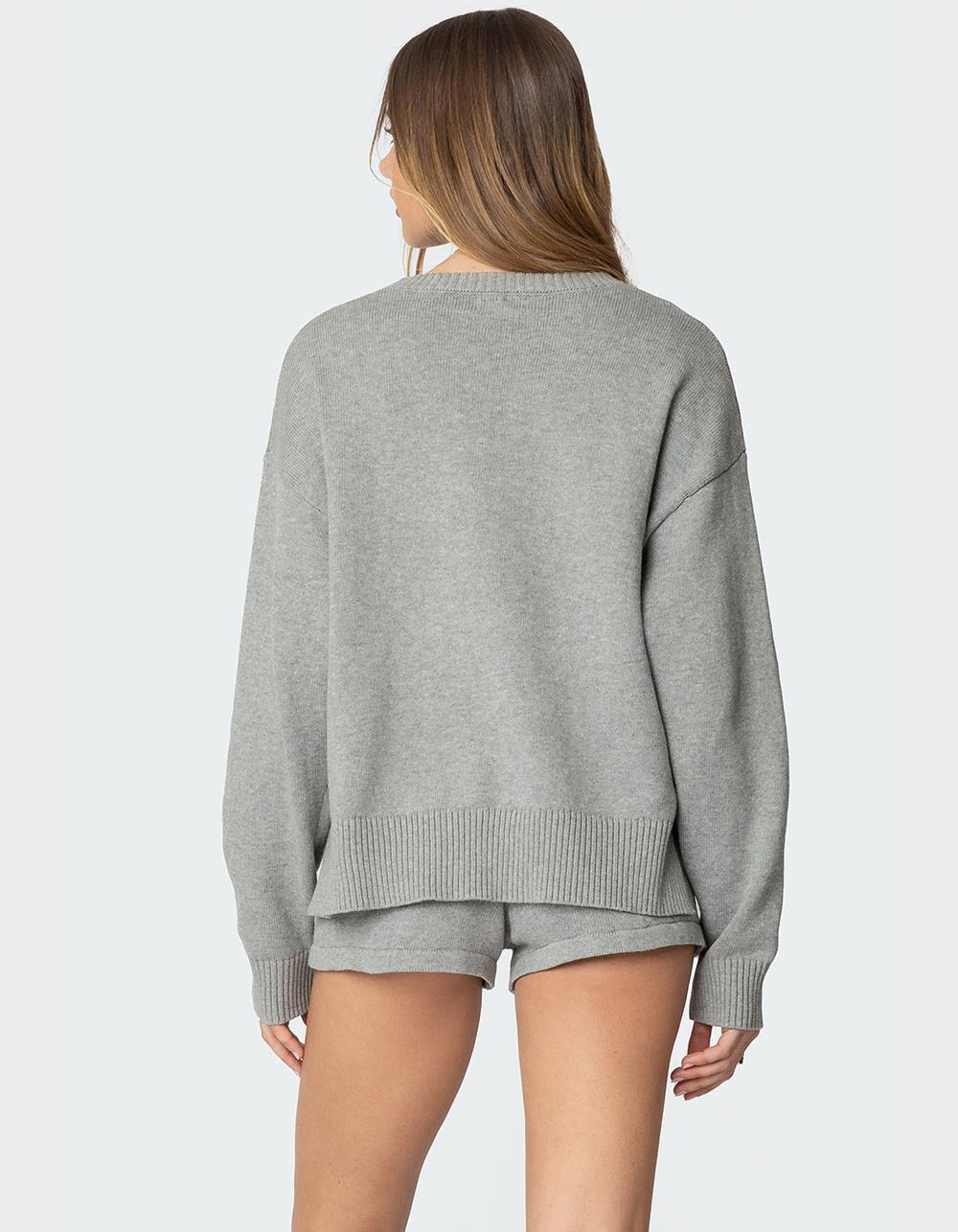 EDIKTED Riley Oversized Knit Sweater Product Image