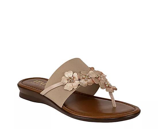 Italian Shoemakers Ayelen Women's Floral Sandals, Size: 6, Yellow Product Image