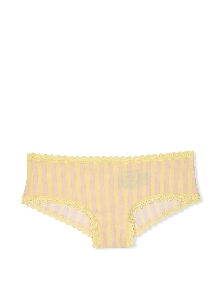 Cotton Lace-Waist Cheeky Panty Product Image