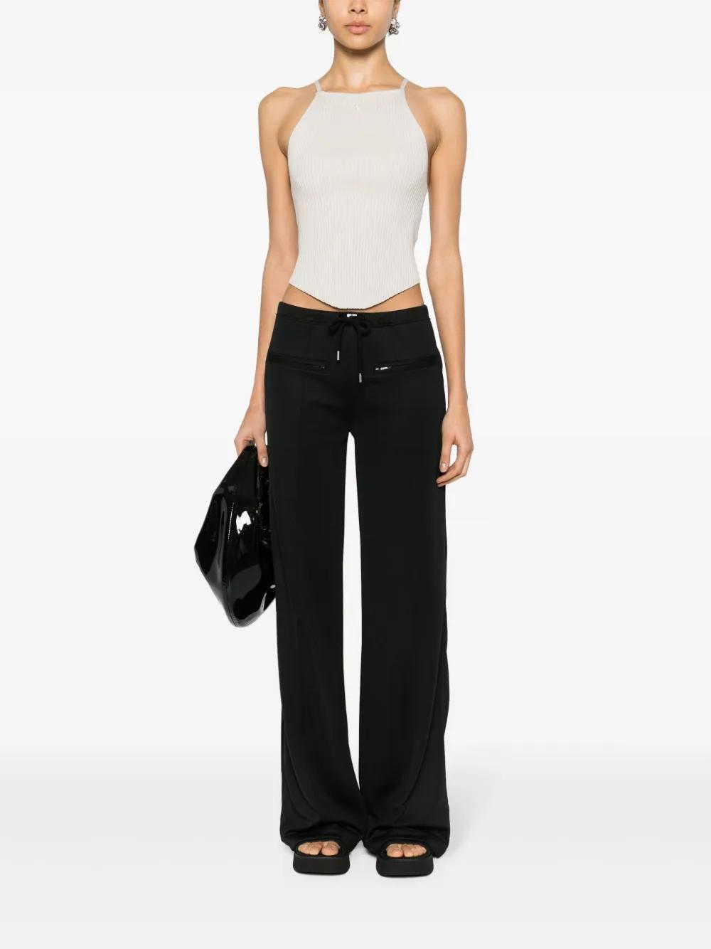COURRÈGES Interlock Track Pants In Black Product Image
