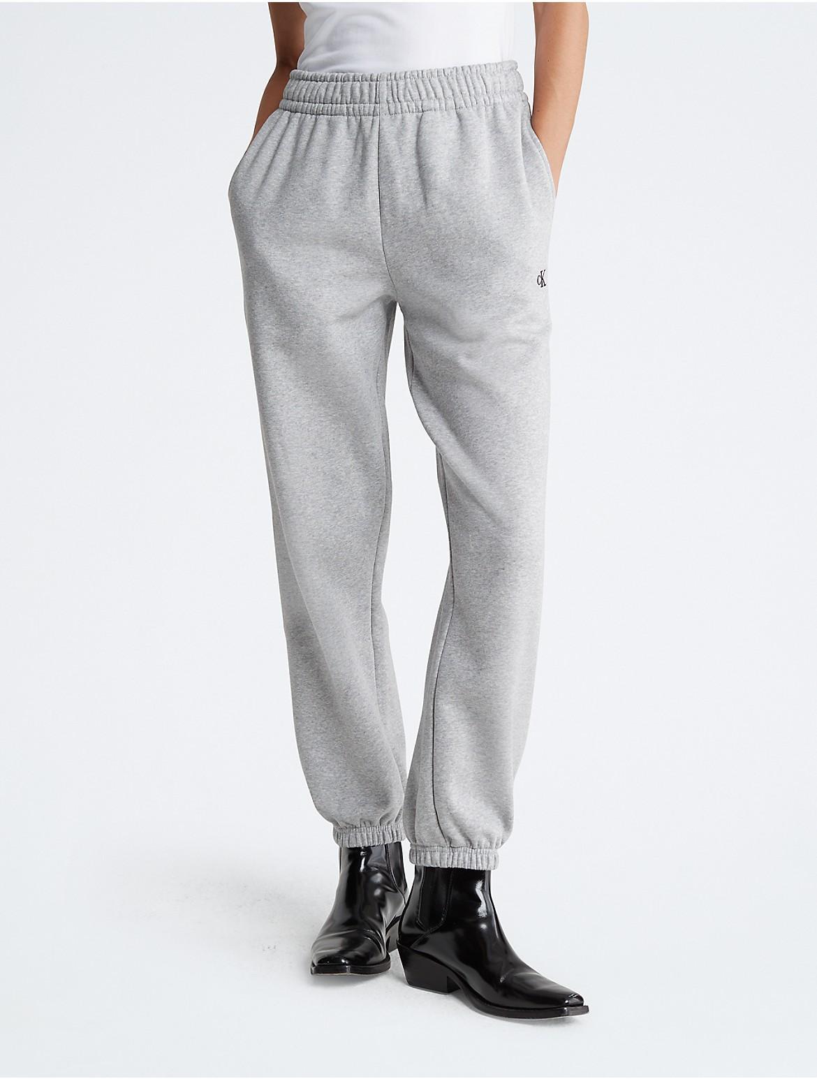 Calvin Klein Women's Archive Logo Fleece Joggers - Black - XL Product Image