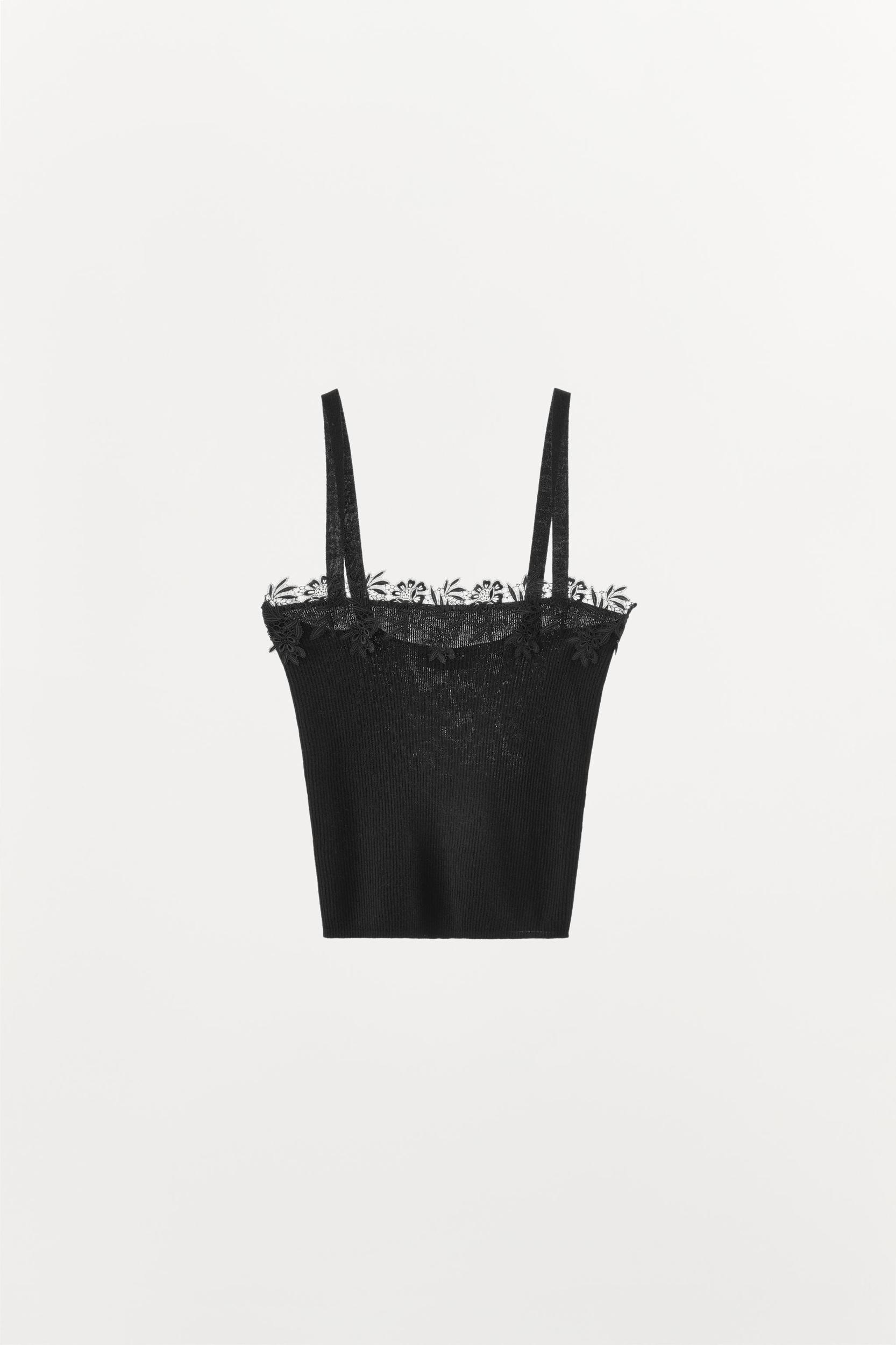 LACE WOOL TOP Product Image