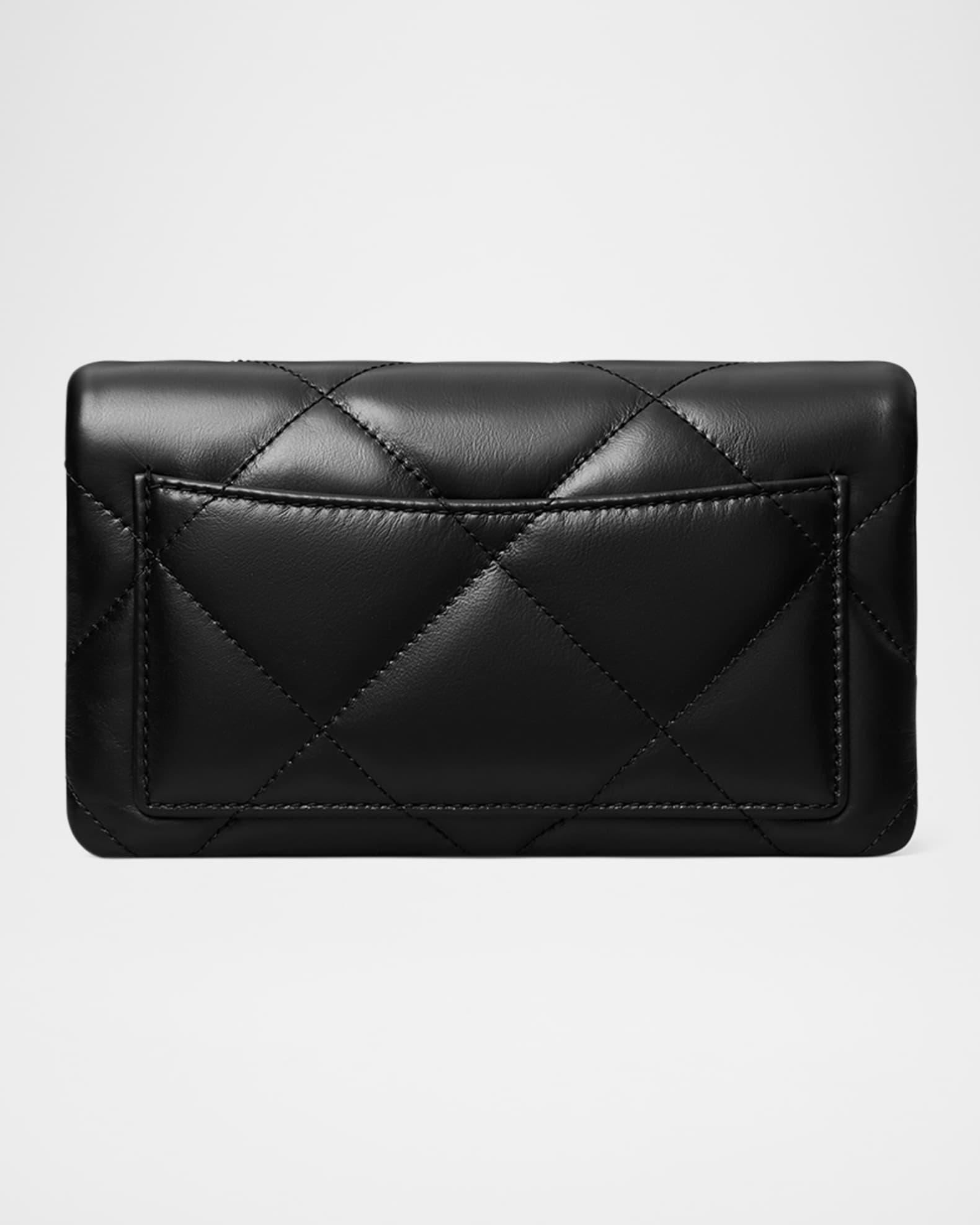 Kira Diamond Quilted Leather Wallet on Chain Product Image