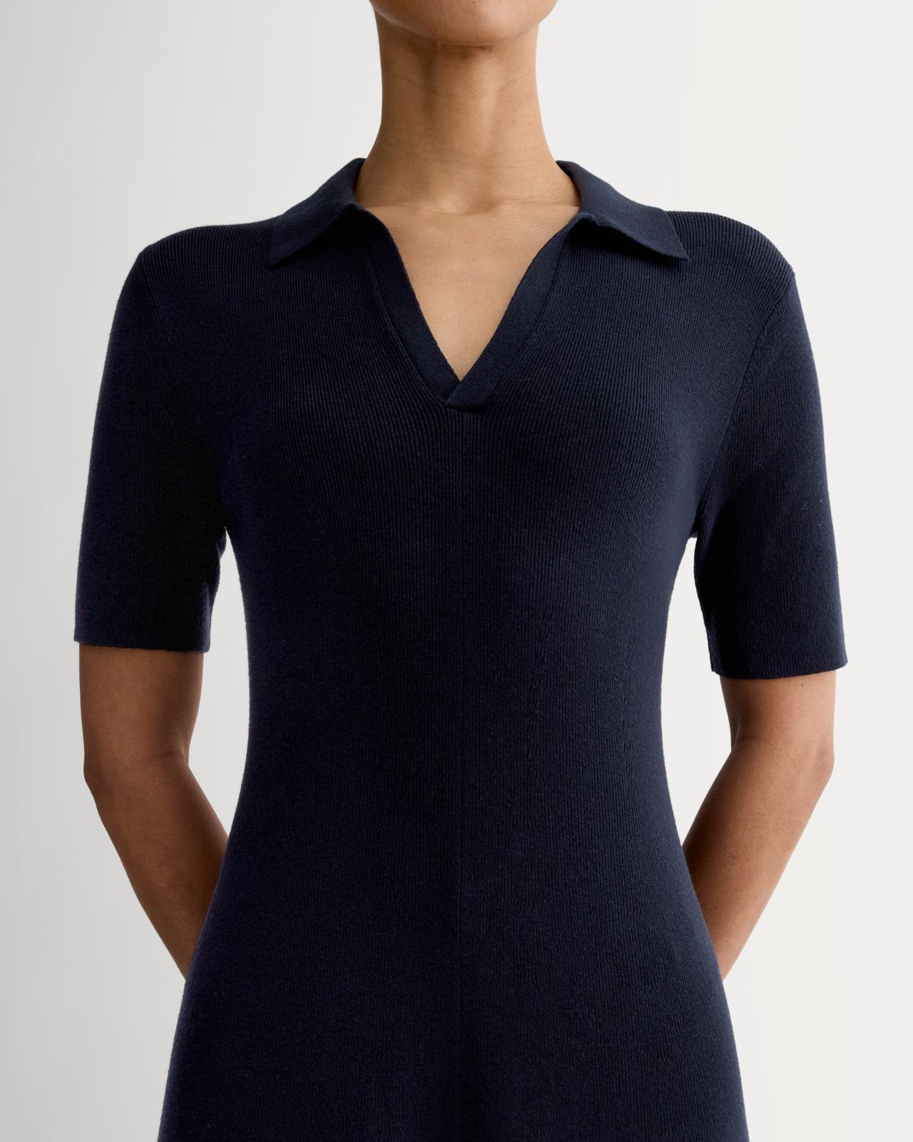 The Knit Polo Dress Product Image