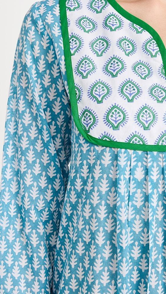 SZ Blockprints Jaipur Dress in Cornflower Blue | Shopbop Product Image
