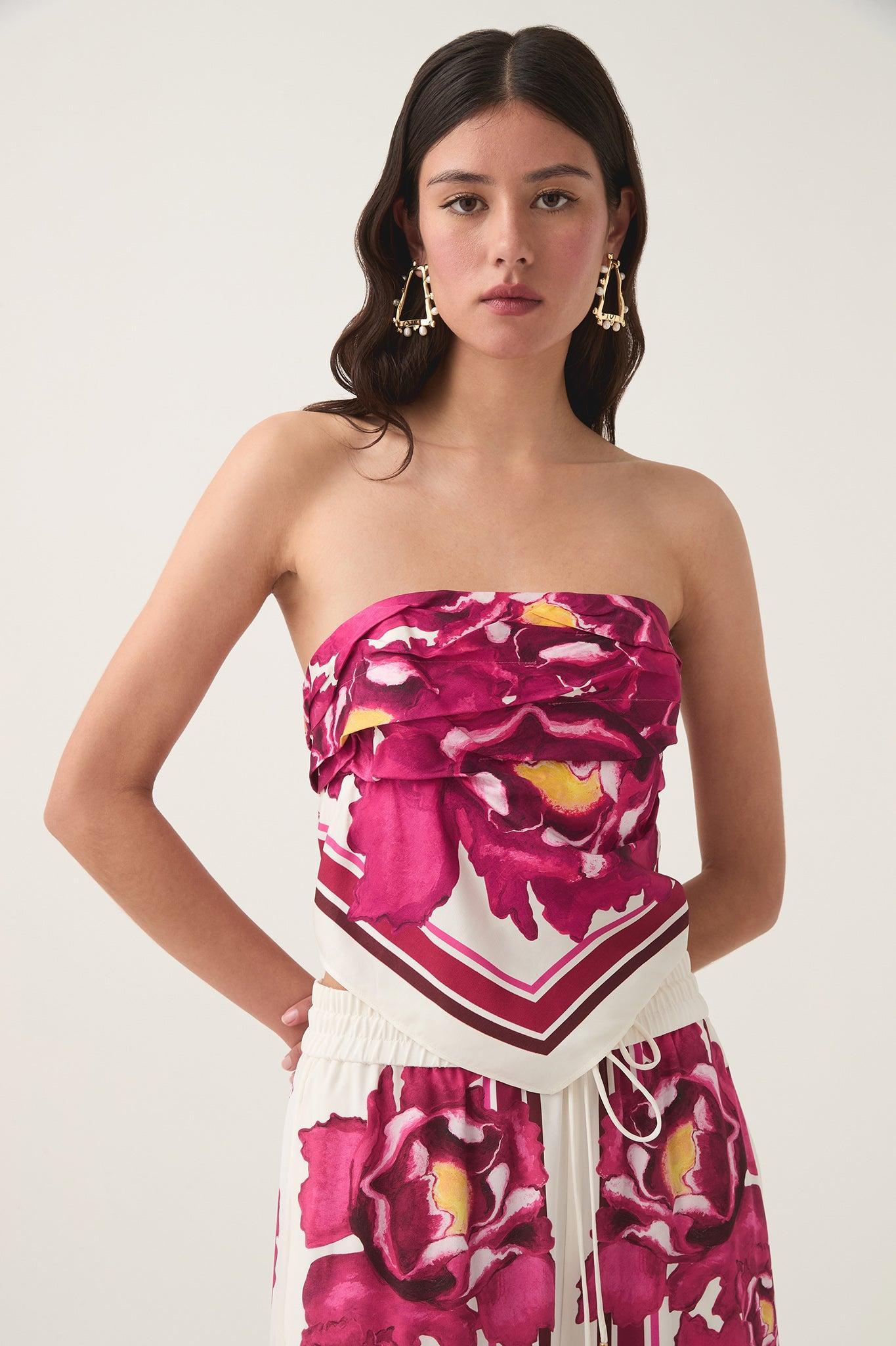 Telma Ruffle Mini Micro Dress Product Image