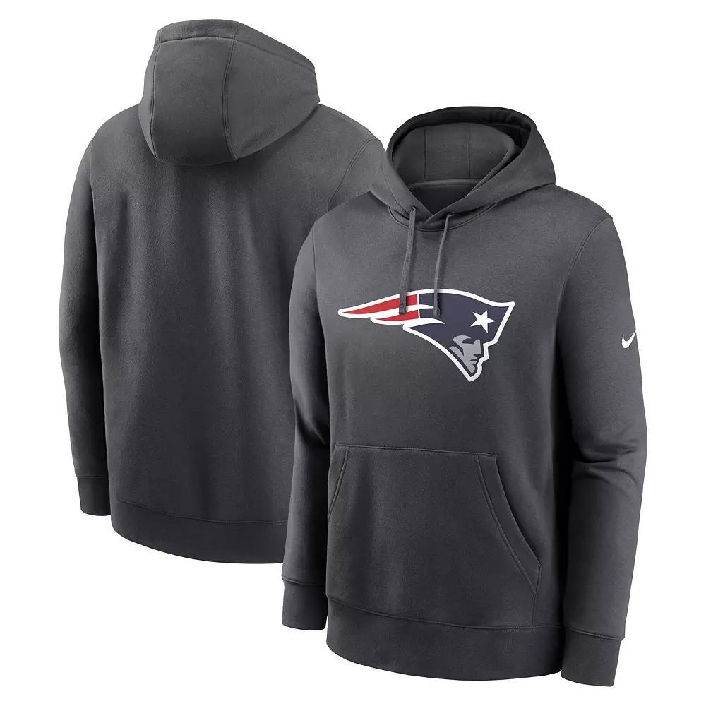 Men's Nike Black Philadelphia Eagles Club Logo Pullover Hoodie, Size: 3XL Product Image