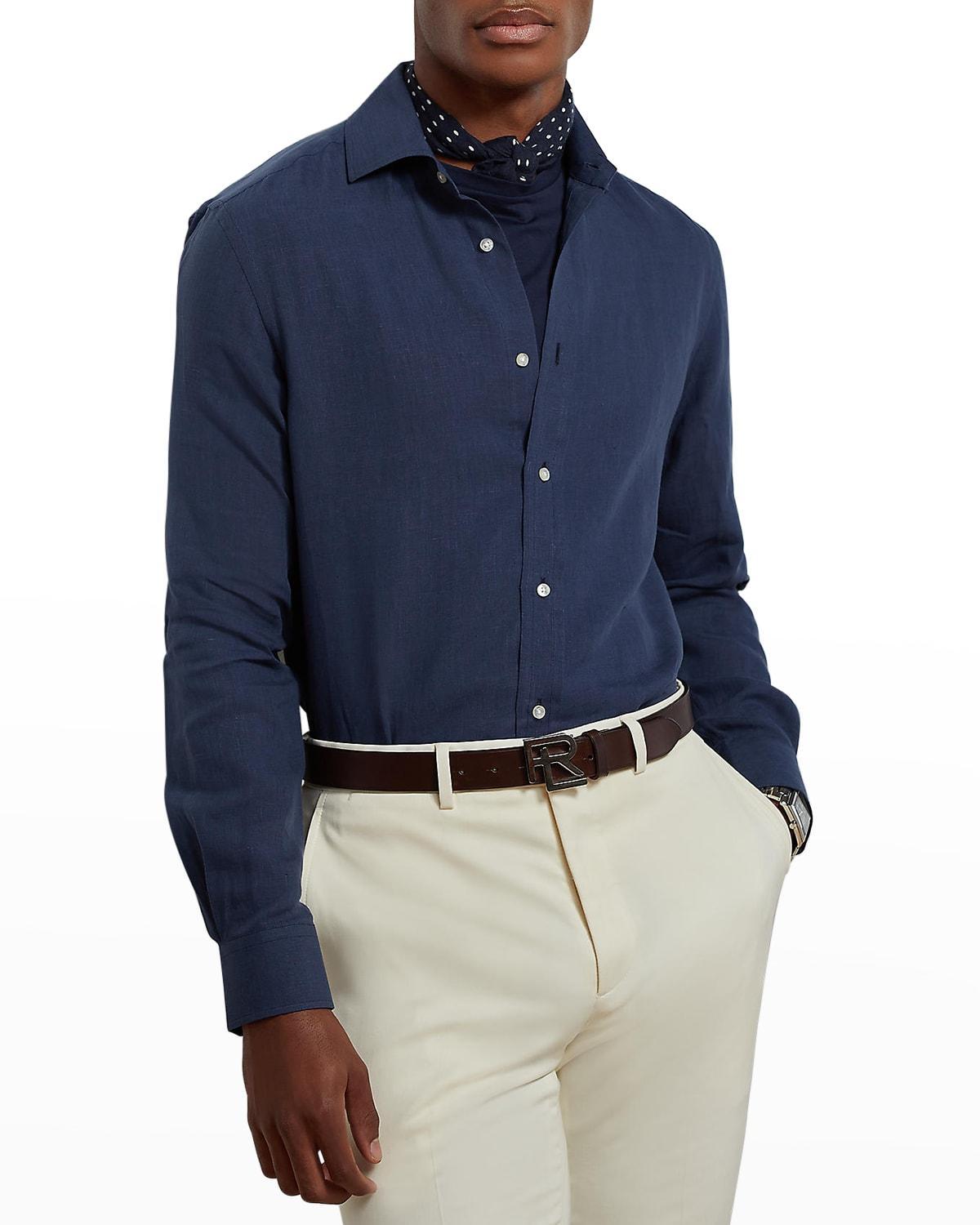 Mens Linen Shirt Product Image