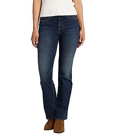 Silver Jeans Co. Infinite Fit High-Rise Bootcut Jeans L88705INF353 (Medium Indigo Wash) Women's Jeans Product Image