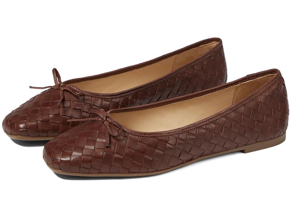 Womens Gwynn Woven Leather Ballet Flats Product Image