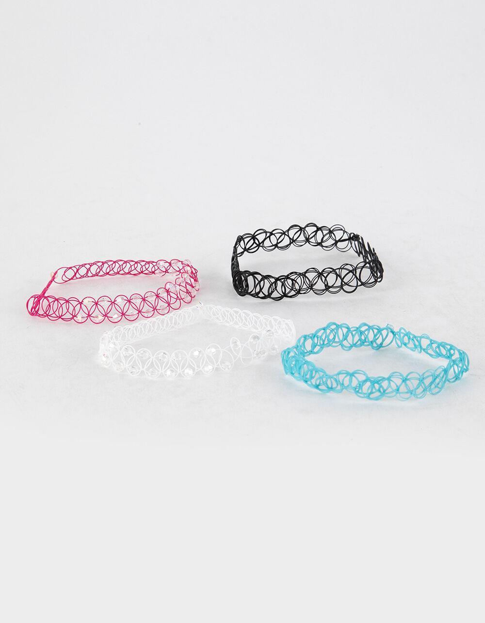 FULL TILT 4 Pack Choker Necklace Set - MULTI Product Image