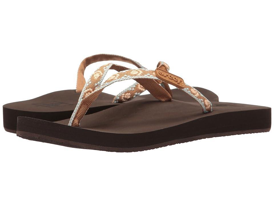 REEF Ginger Women's Flip Flop Sandals, Size: 9, Brown Peach Product Image
