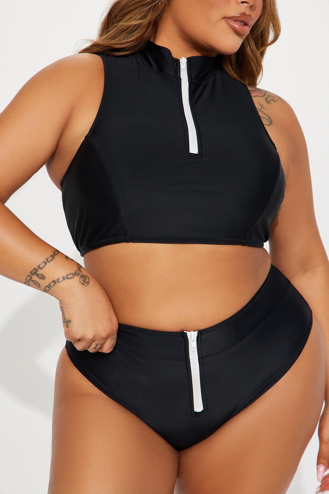 Water Sports II Tank Bikini - Black Product Image