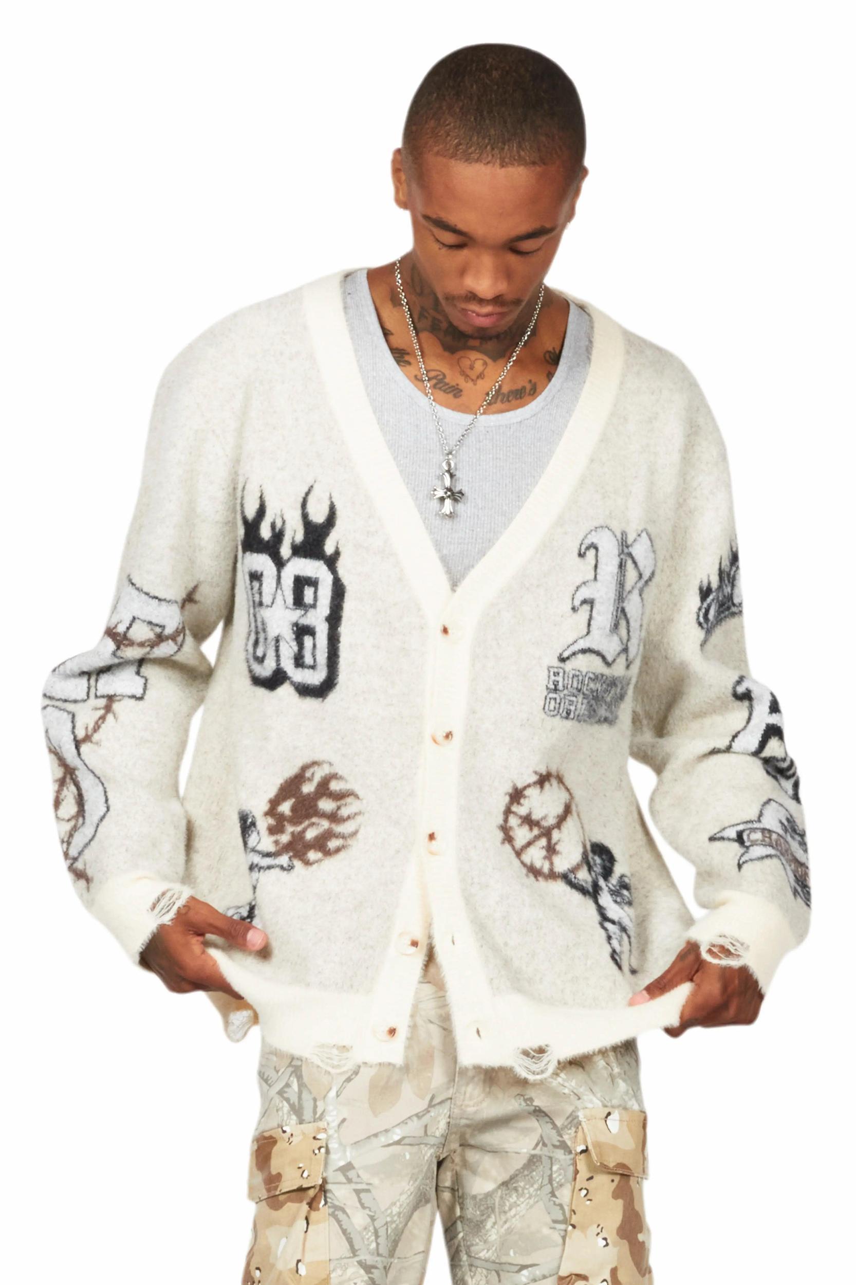 Rune Sand Knit Sweater Male Product Image