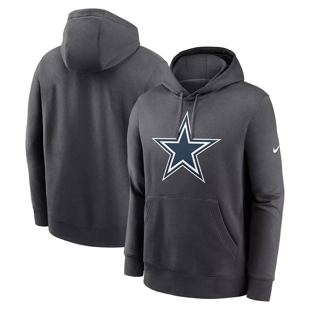 Men's Nike Black Philadelphia Eagles Club Logo Pullover Hoodie, Size: 3XL Product Image