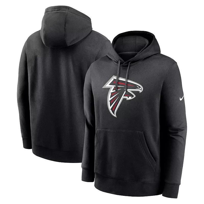 Men's Nike Black Philadelphia Eagles Club Logo Pullover Hoodie, Size: 3XL Product Image