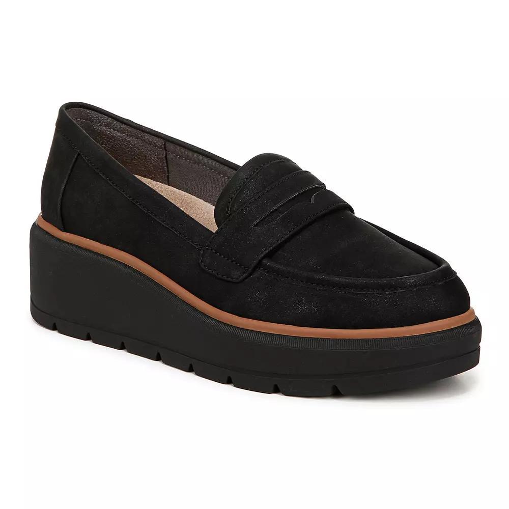 Dr. Scholl's Nice Day Max Women's Platform Loafers, Size: 10, Black Product Image