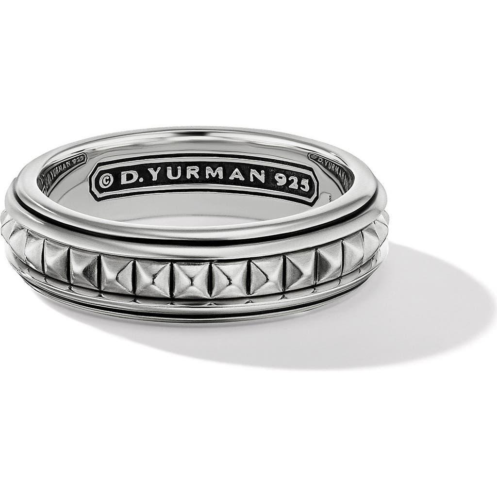 David Yurman Mens Sterling Silver Pyramid Band Product Image