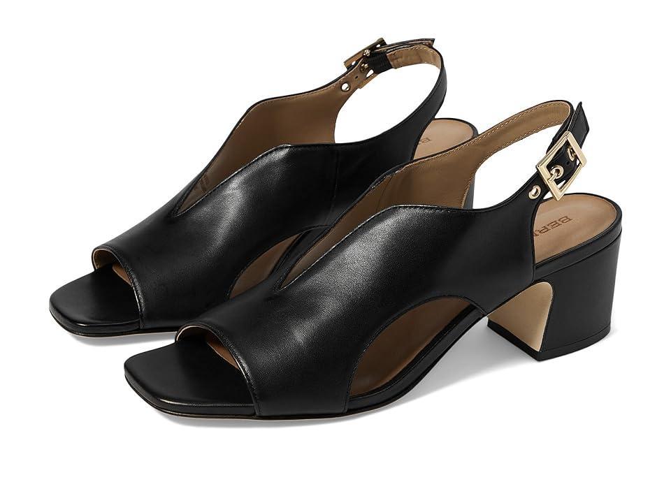 Womens Bedford Leather Mid Heel Sandals Product Image
