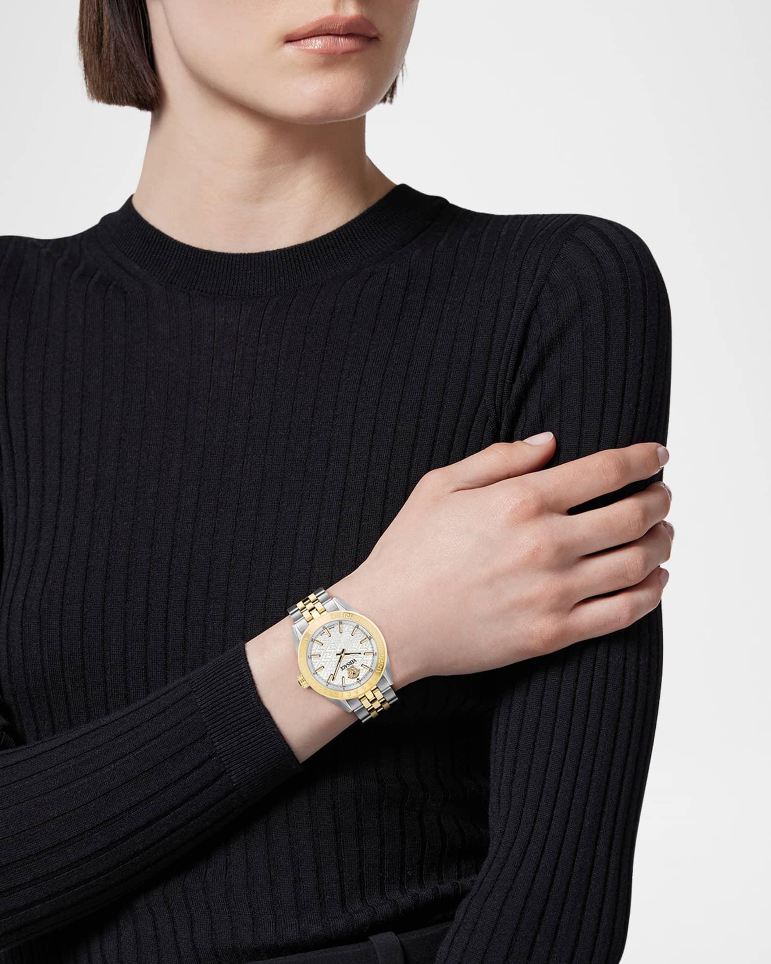 V-Code 36mm Two Tone Bracelet Watch Product Image