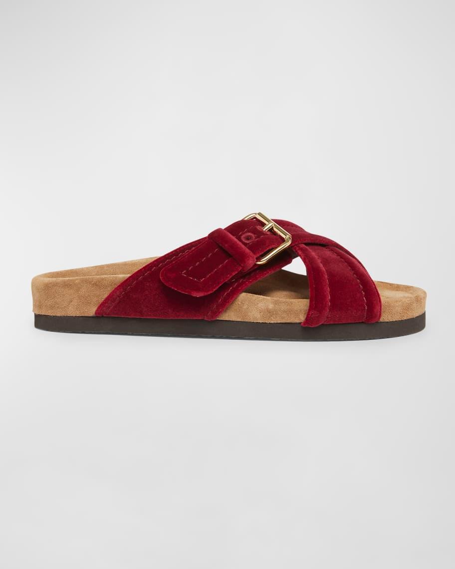 Anywhere Crisscross Buckle Slide Sandals Product Image