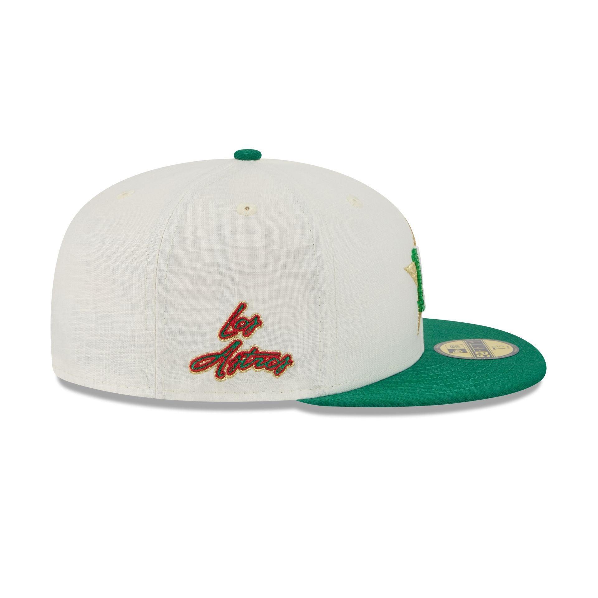 Houston Astros Beaded Linen 59FIFTY Fitted Hat Male Product Image