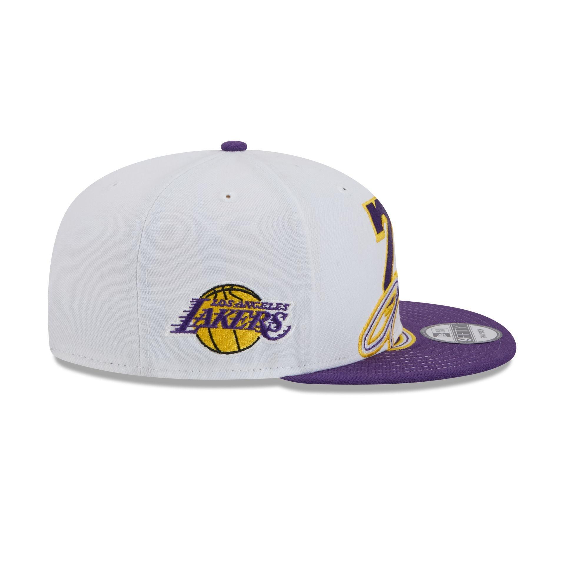 Los Angeles Lakers Lebron James Signature 9FIFTY Snapback Hat Male Product Image